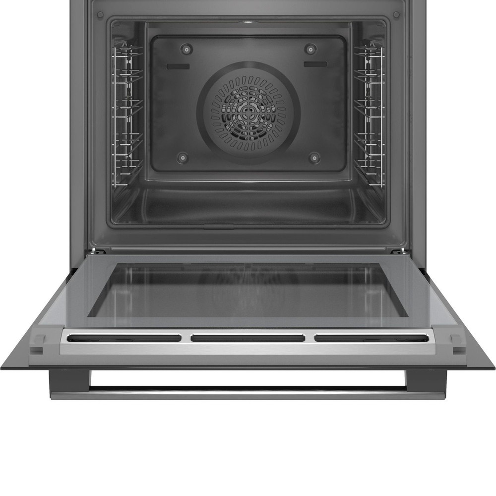Электрический духовой шкаф Bosch Serie 6 HBA578BB0, черный, 10 режимов, 71 л