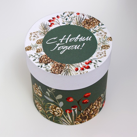 Подарочная коробка «Счастливого Нового года», 15х15 см