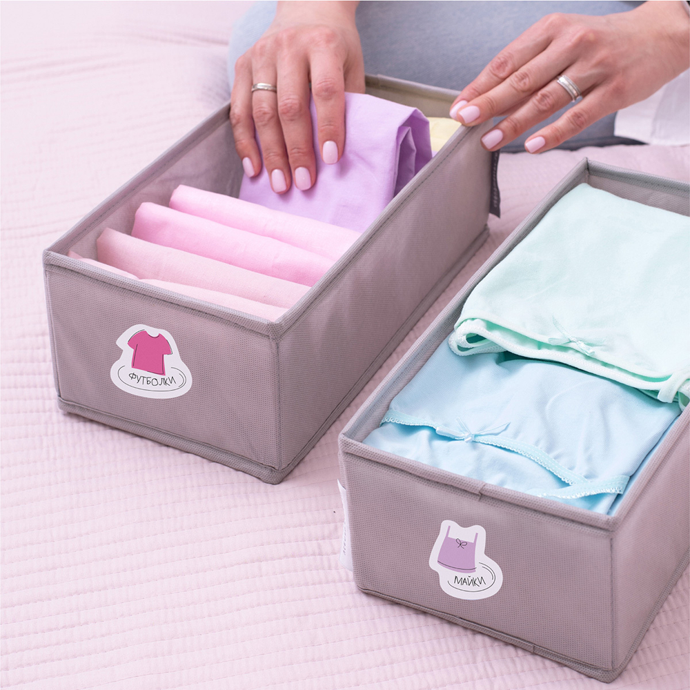 Наклейки в садик 21х15 для девочек (фигурные), 25 шт