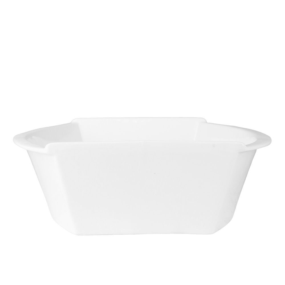 Блюдо (для многослойных салатов) "Маршмеллоу" 25*25*8см. v=2600 мл (min5) (фарфор)