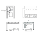 Тумба шлагбаума G4000_SX размеры 3