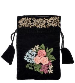 LK-20 Мешочек из вельвета «Магия цветов»