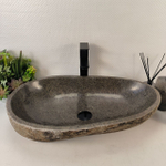 Каменная раковина из речного камня RS-05470 (63*38*14) 0858 из натурального камня