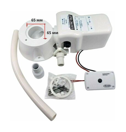 Комплект для переделки ручного унитаза в электрический, 12 В