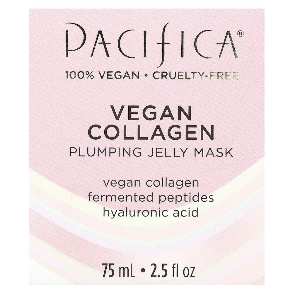 Pacifica, Vegan Collagen, разглаживающая маска с коллагеном, 75 мл (2,5 жидк. унции)