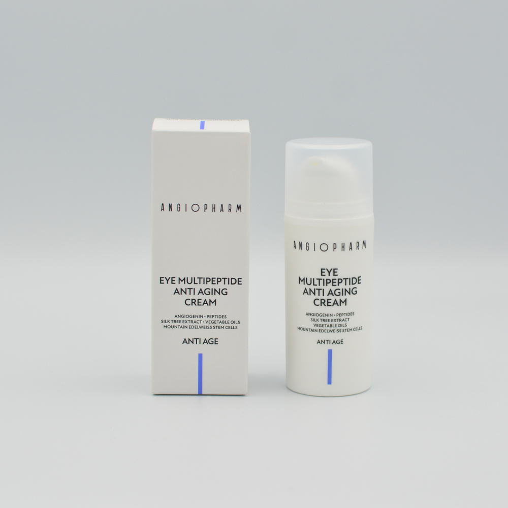 ANGIOPHARM Мультипептидный омолаживающий крем для кожи вокруг глаз