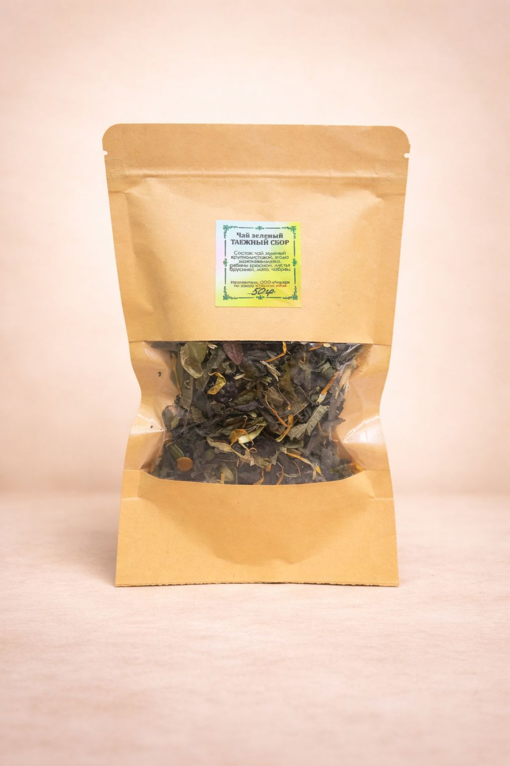 Таёжный сбор, зелёный чай, 100гр.