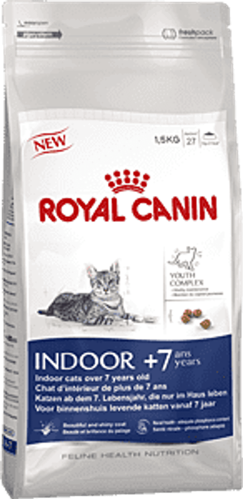 *Royal canin 3,5 кг Indoor +7 Корм для пожилых кошек с 7 до 12 лет постоянно проживающих в помещении (Уценка) *Royal canin 3,5 кг Indoor +7 Корм для пожилых кошек с 7 до 12 лет постоянно проживающих в помещении (Уценка)