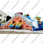 Надувная водная горка «Тропический драйв» 16*9*6 м