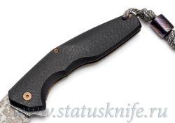 Нож CKF CUSTOM ELF (S35VN, титан-карбон, подшипники)фотография - 4