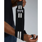 Бинты кистевые - страпы для запястья TYR WRIST WRAPS - SOLID (Черные)