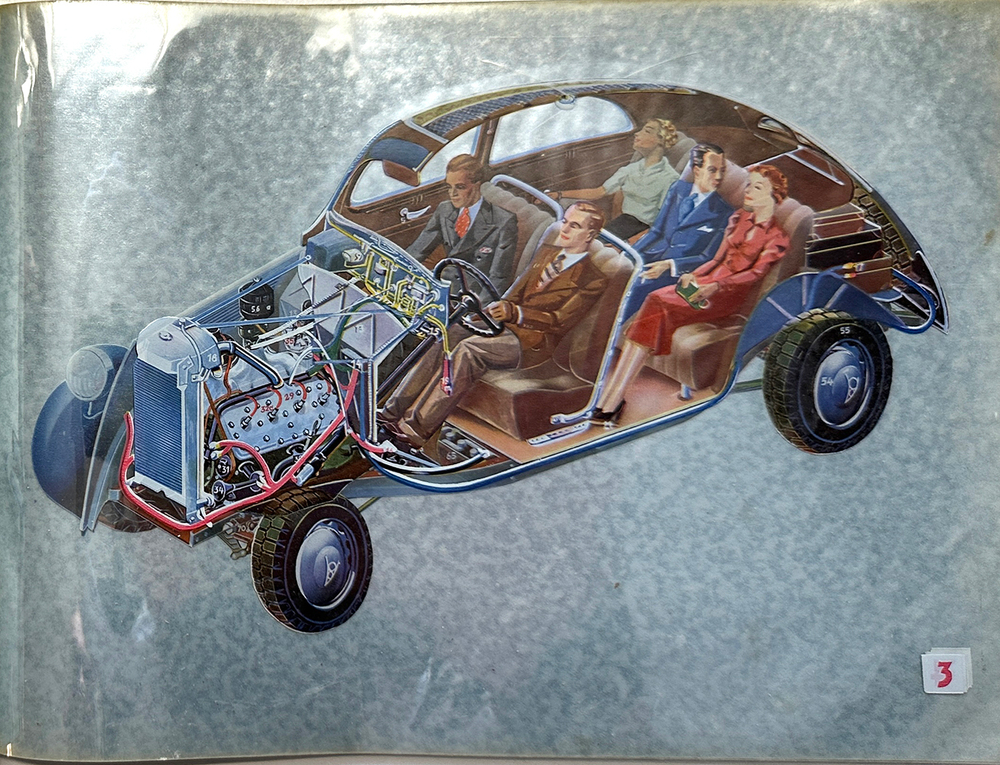 «FORD V8» Каталог автомобиля Форд, оборуд-го 8-ми цилиндр-м двигателем в Германии г. Кёльн 1938г.