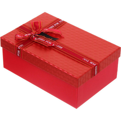 Коробка подарочная «Момент» 21*14*8 см, красный