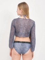 купальник раздельный 3 в 1 топ парео