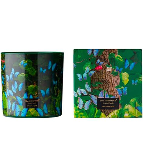 Blue Butterfly, свеча Jungletopia collection, Vila Hermanos