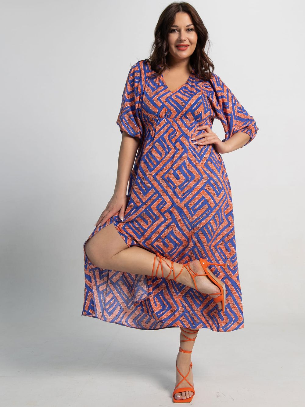 Платье Неповторимая (оранжевое) П15500-34М LT Collection