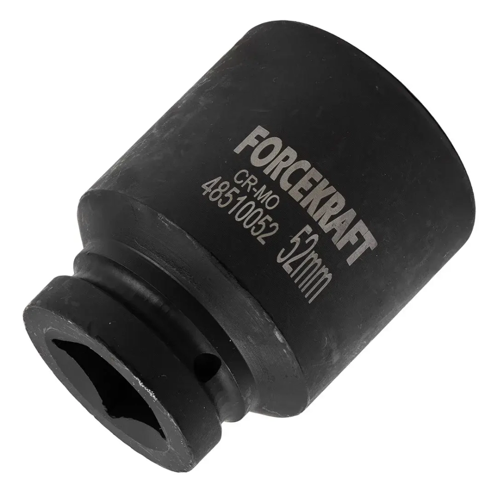 Головка ударная глубокая 1'', 52мм (6гр.) FORCEKRAFT FK-48510052