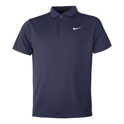 Мужское теннисное поло Nike Dri-Fit Solid Polo Men - Dark Blue