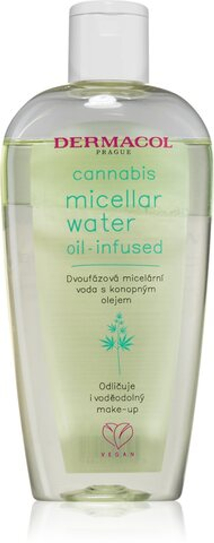 Dermacol Cannabis - двухфазная мицеллярная жидкость с конопляным маслом /   200  ml  / GTIN 8595003124881