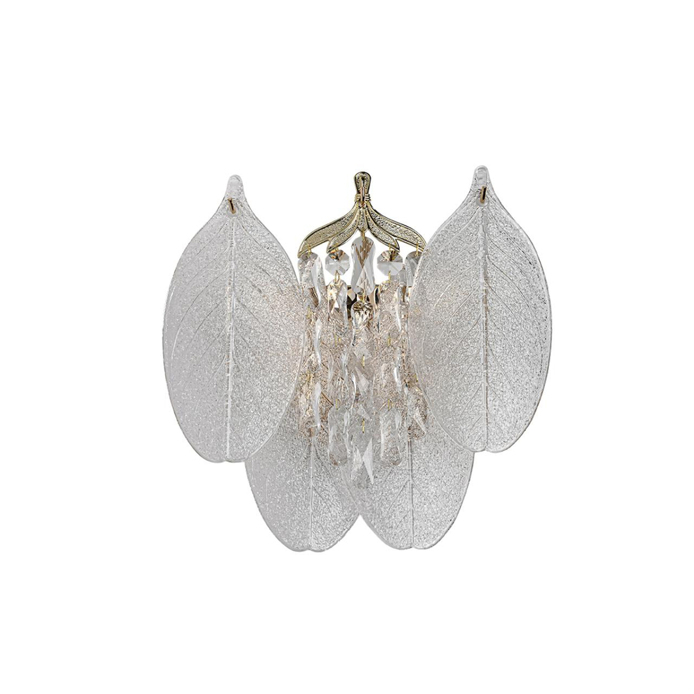 5049/3W HALL ODL24 000 золото/прозрачный/металл/хрусталь/стекло Бра E14 3*40W TEARS