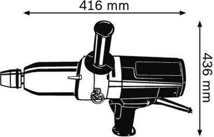 Гайковерт электрический BOSCH GDS 24 ударный 0601434108