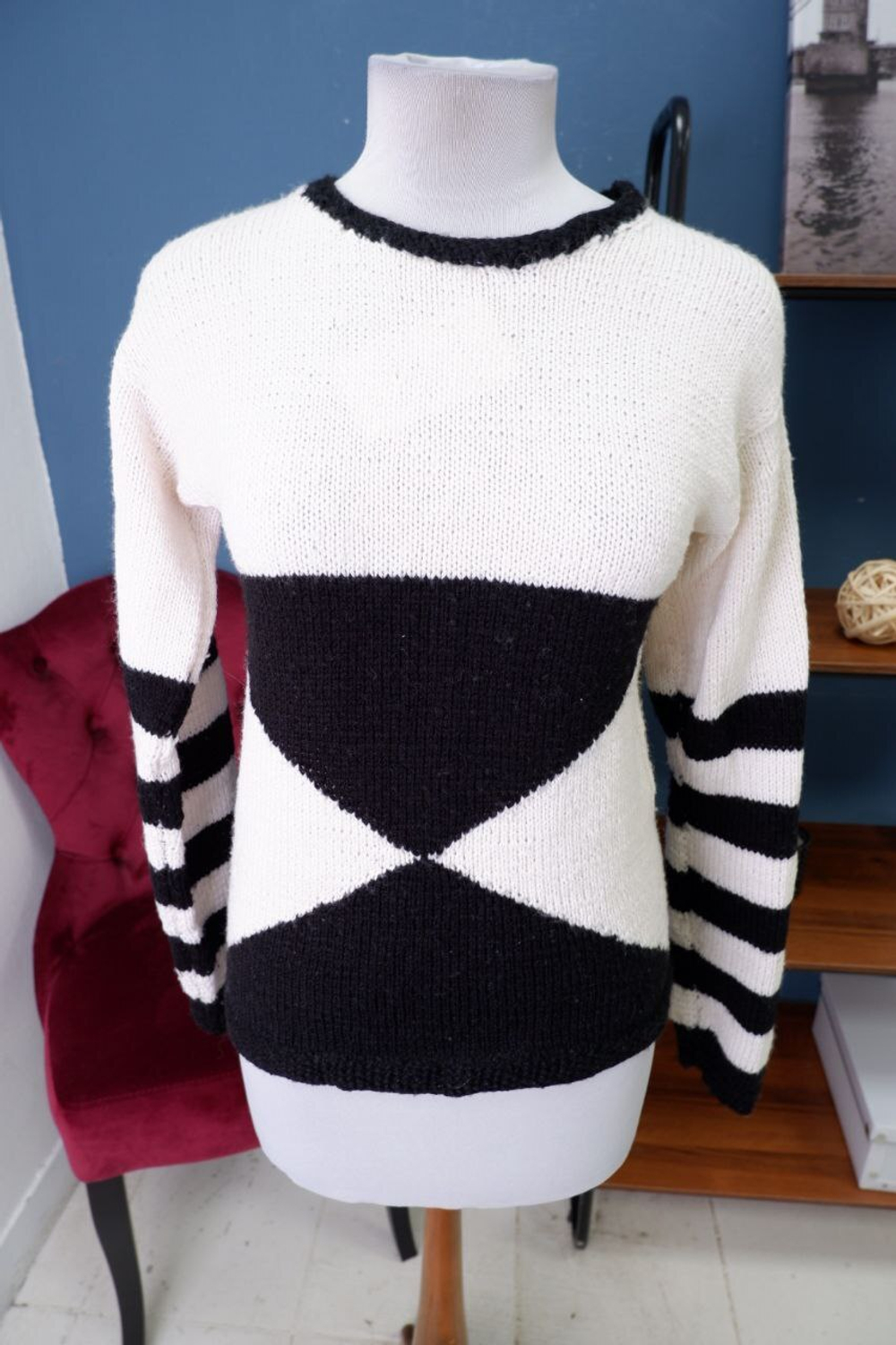 Джемпер с шерстью 44 размер