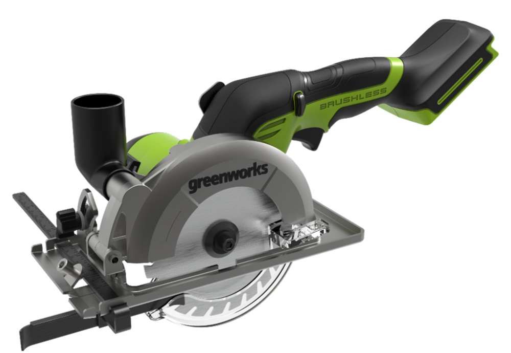 Пила циркулярная аккумуляторная Greenworks мини, 24V, бесщеточная, без АКБ и ЗУ