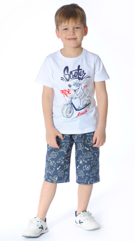 Футболка трикотажная для мальчика 4-7 лет Fleur de Vie