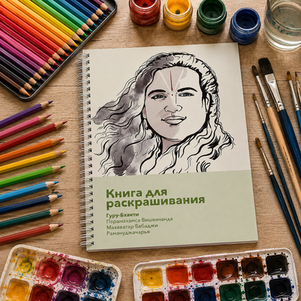 Книга для раскрашивания Гуру Бхакти