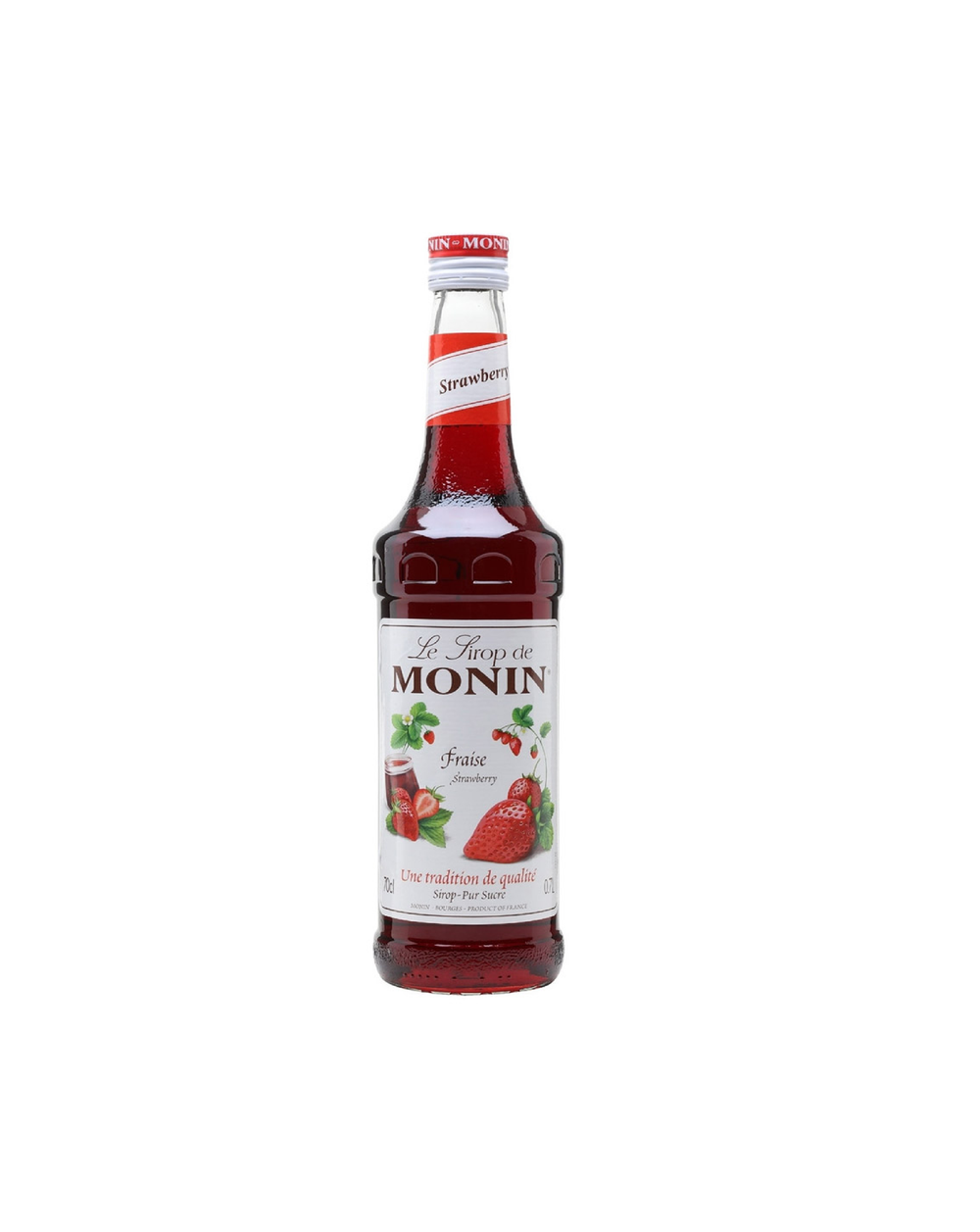 Monin Клубника “N.A SUG. STRAWBERRY”, стекло, 0,7л.