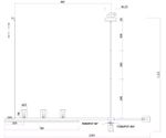 Люстра Рия латунь L150 h116/86/46 GU10 5*5W+Led 15W (3000K) (лампы в комплекте)