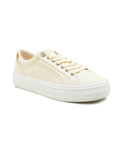 Кроссовки CANVAS Tommy Hilfiger - бежевый(FW0FW07682)