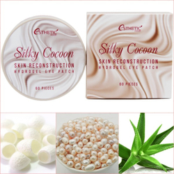 Esthetic House Silky Cocoon Hydrogel Eye Patch антивозрастные патчи с протеинами шелкопряда