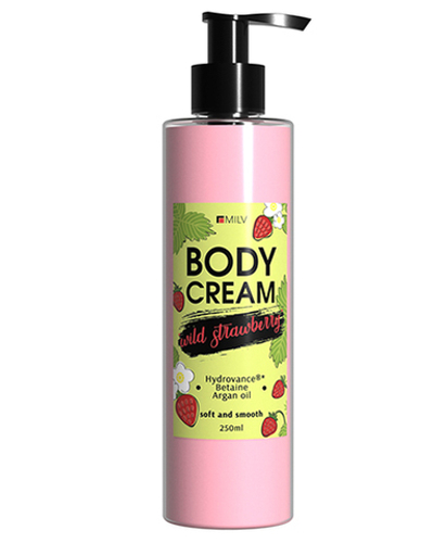 Крем для тела MILV Земляника 250 мл