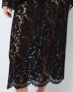 Юбка из кружева Рьешар Мареско черный