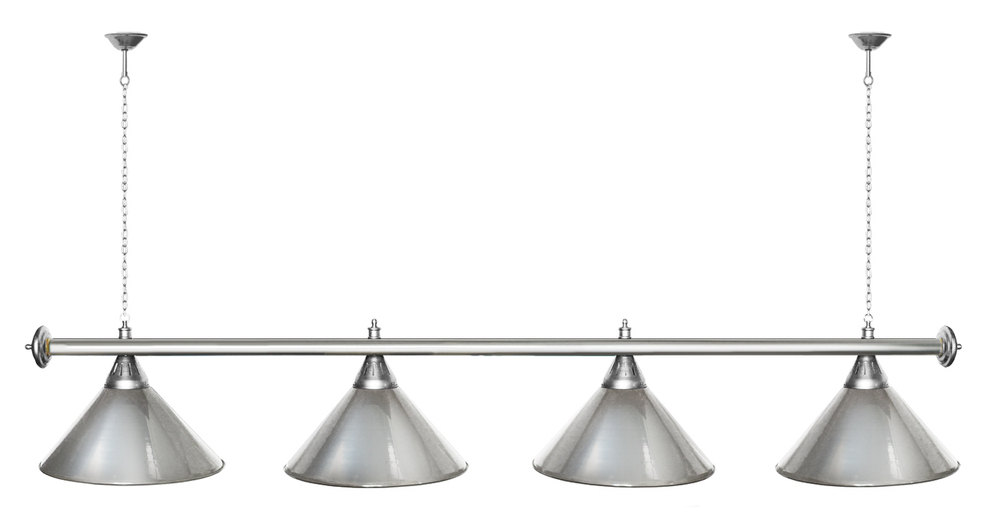 Лампа STARTBILLIARDS 4 пл. (плафоны золотые,штанга золотая,фурнитура золото)