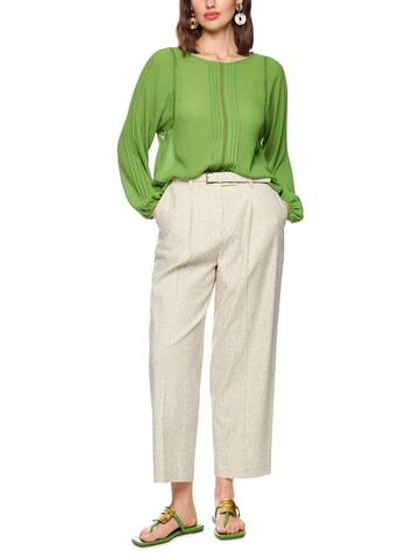 Marc Cain Блуза с декоративной сборкой на груди