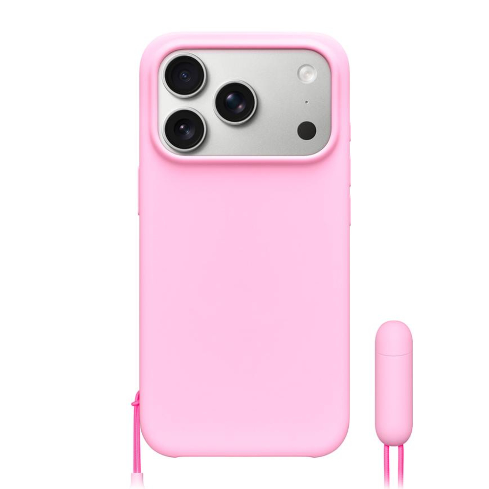 Пластиковый чехол MagSafe с ремешком-подставкой Beats Kickstand Case для iPhone 17 Pro Тонкий матовый гибридный поликарбонатный чехол с сенсорной накладкой для Контроллера камеры и съёмным ремешком