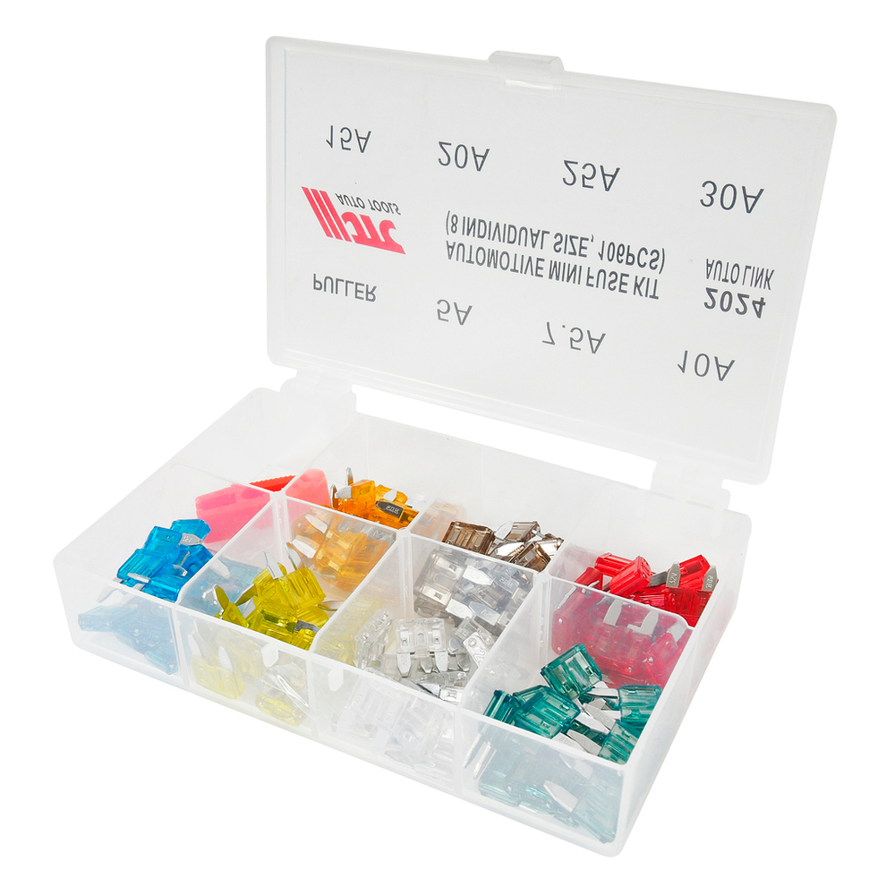 Предохранитель 5-30А мини 106шт. в боксе JTC