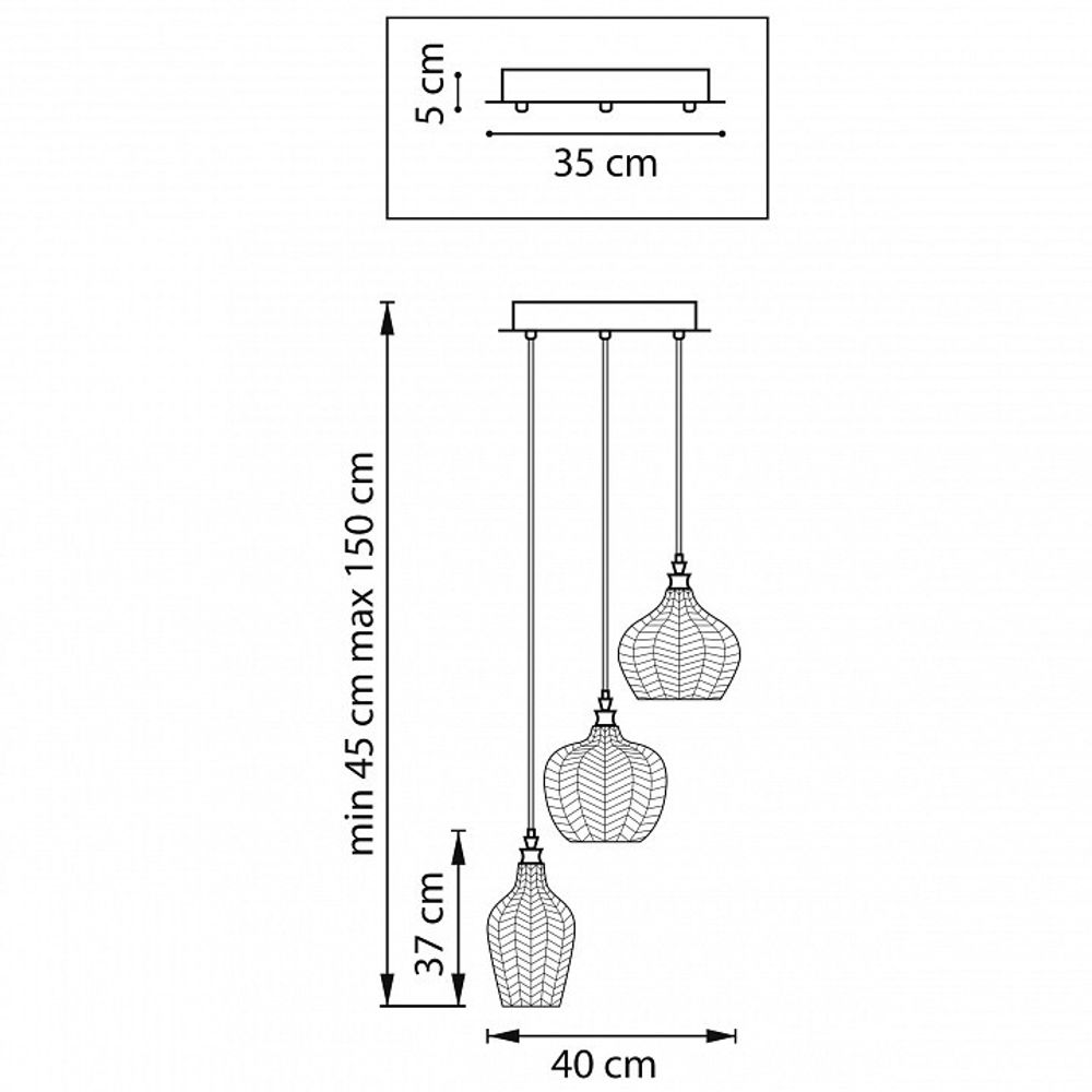 Подвесной светильник Lightstar Rocco 793236
