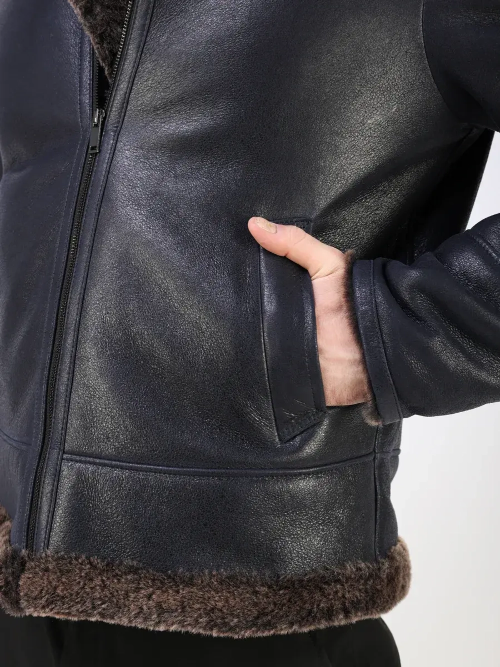 Дубленка зимняя натуральная пилот