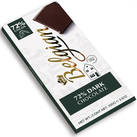Шоколад Бельгиан Горький шоколад 72% какао / The Belgian Bitter Chocolate 72% cocoa 100г