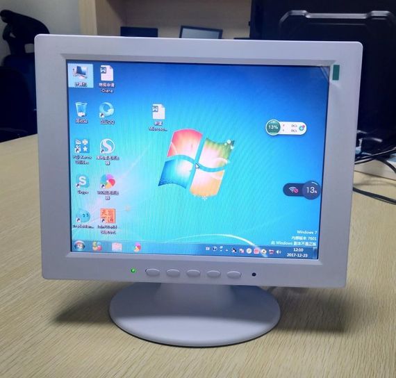 Монитор POScenter 10,4&quot;(TFT/800*600/400:1/250-400 cd/m2/ 60-75 Hz/VGA-кабель 3м/БП12V 1,5м/RUS), белый