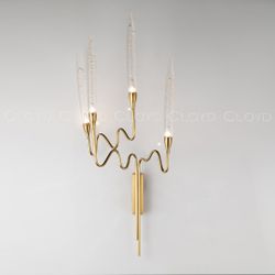 Бра Cloyd ZOAR W4 / выс. 60 см - латунь (арт.20392)