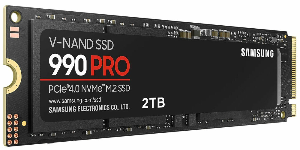Твердотельный накопитель Samsung SSD 990 PRO 2 Tb M.2 7450 Mb/s (MZ-V9P2T0BW)