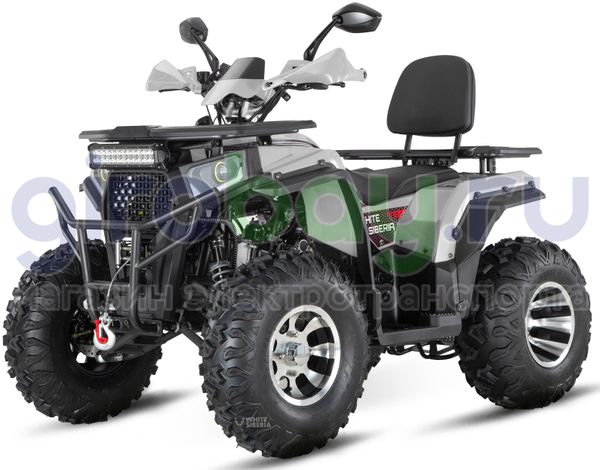 Бензиновый квадроцикл WHITE SIBERIA BARS 200CC PRO (Серый) фото №1