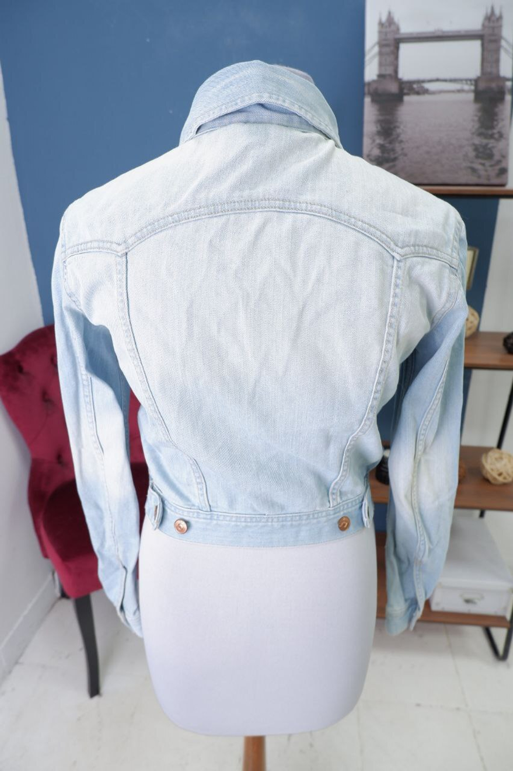 Жакет H&M джинсовый 42 размер