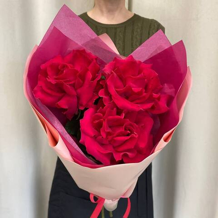 Букет французская ароматная вывернутая роза (мб 2)