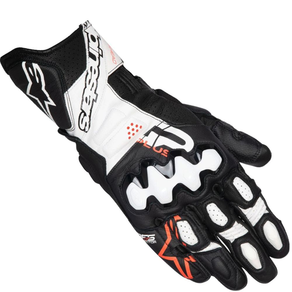 Gloves GP Plus R V3 Leather / Бело-черный