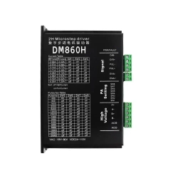 DM860H Nema34 Шаговые двигатели с приводом 0 - 200 кгц AC18 - 80V или DC 24 - 110V 2A - 7.2A Микрошаговый привод для шаговых двигателей Nema23 CNC 1 Axis